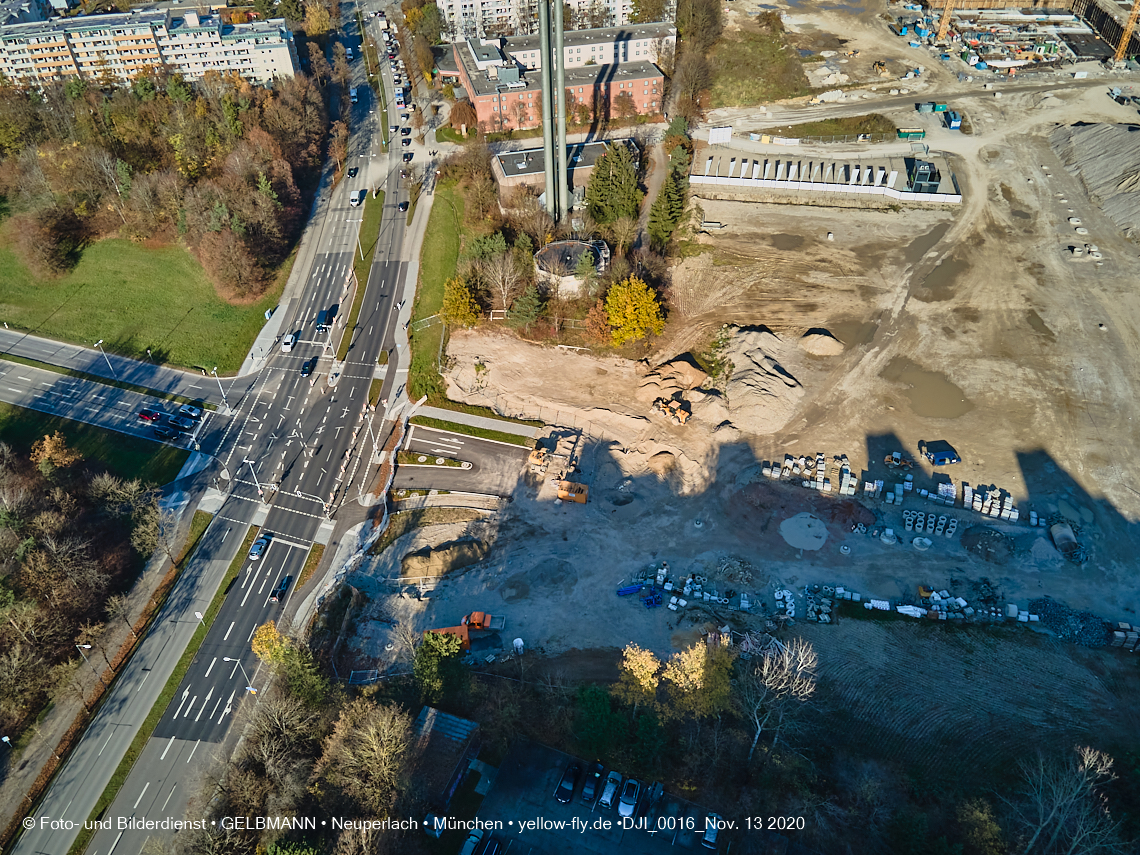 13.11.2020 - Piederstorfer Gelände und Alexisqaurtier am Karl-Marx-Ring in Neuperlach